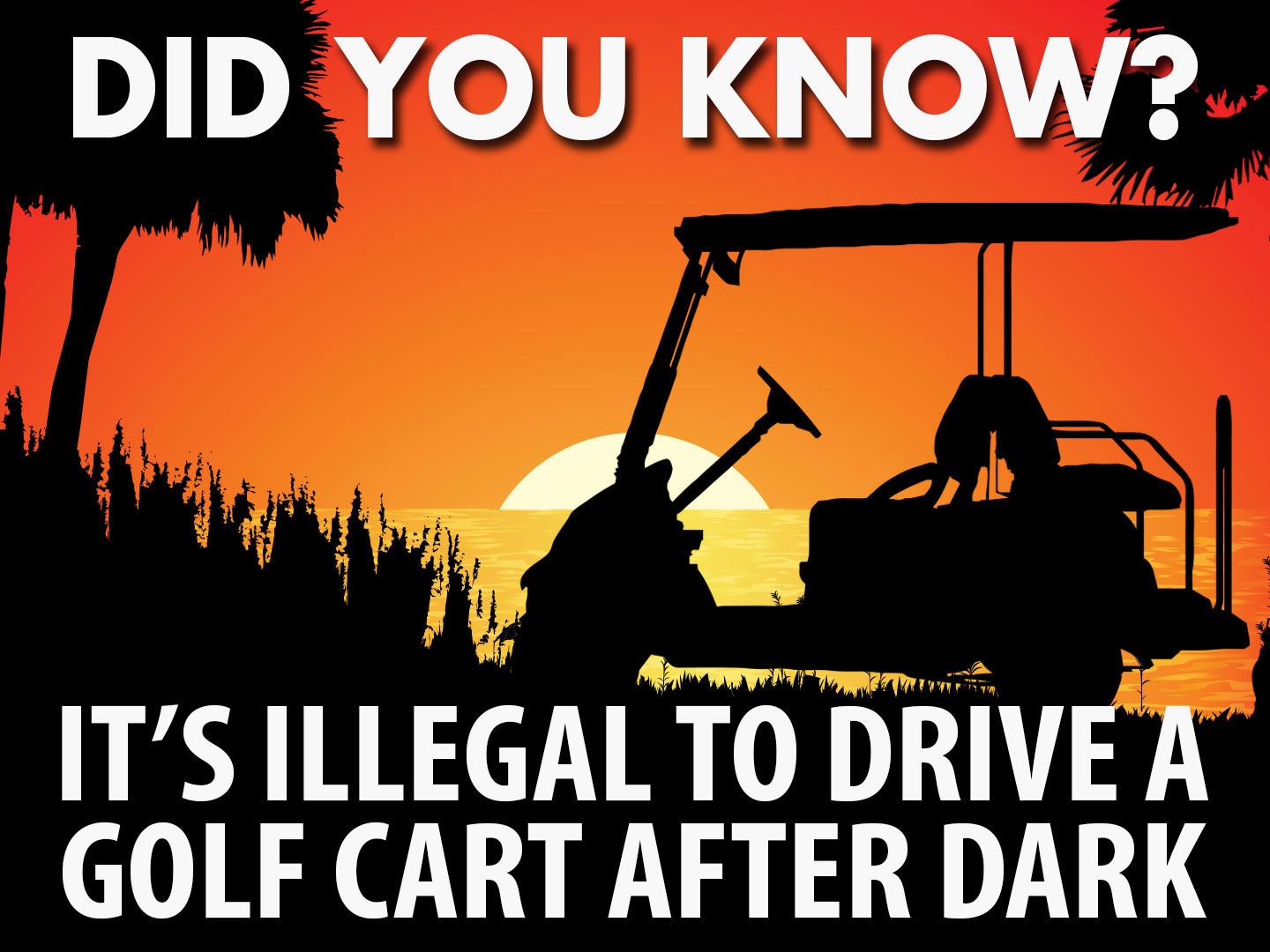 Golf-Cart-Dark-sign